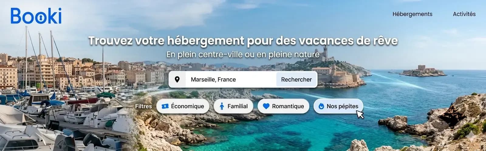 Hero du projet Booki