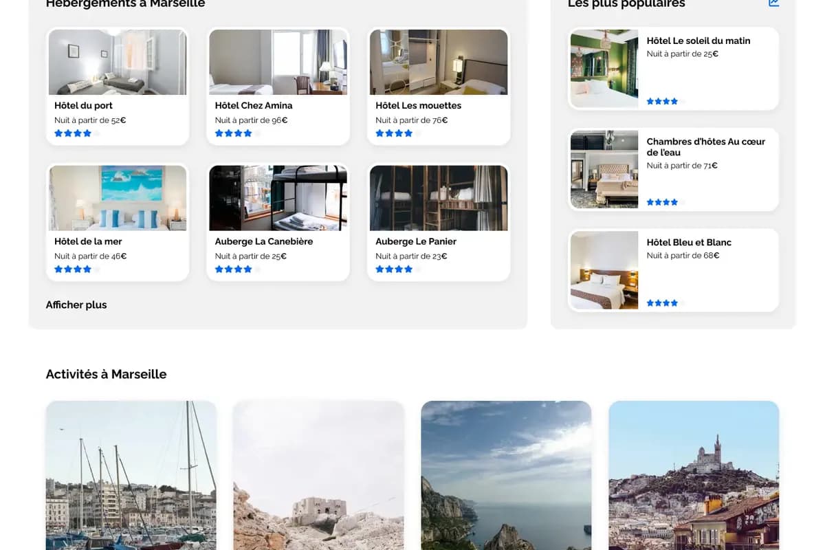 Page Booki du projet Openclassrooms