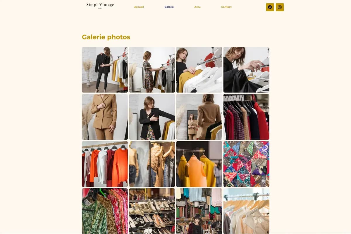 Galerie du site Simpl Vintage