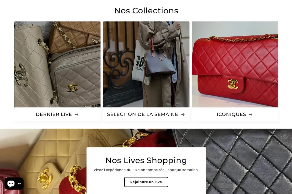 Homepage du site GD House