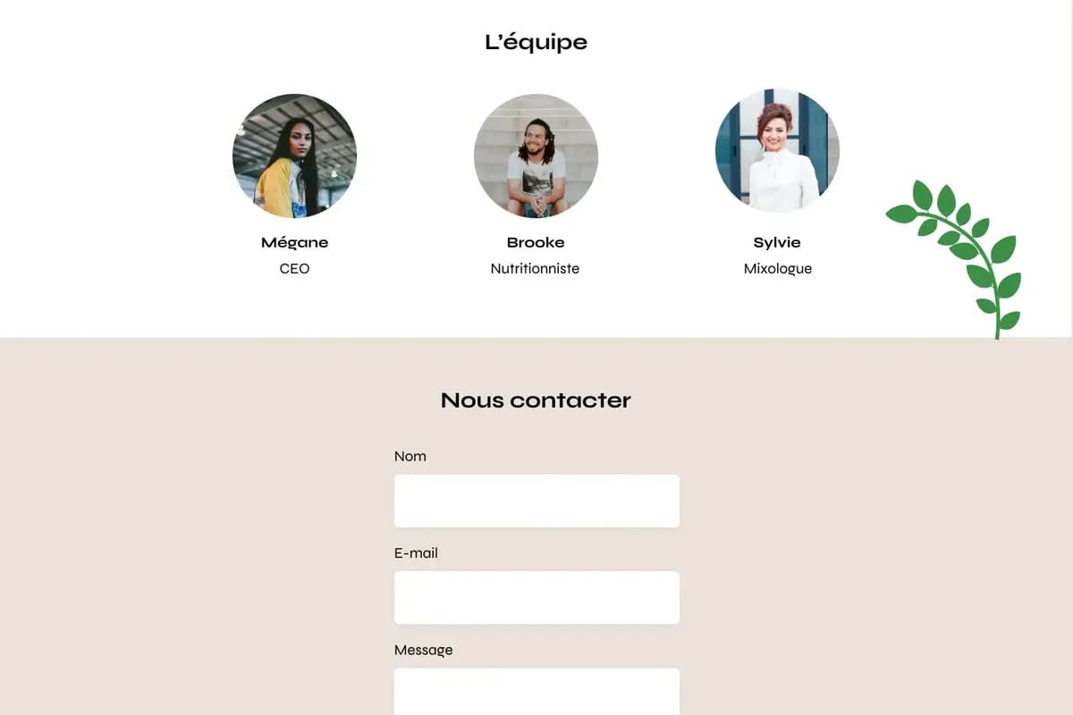 Page Nous rencontrer de Planty