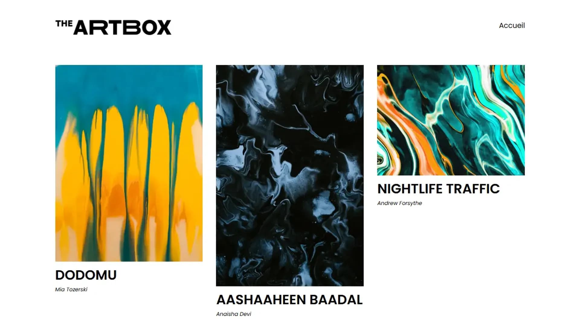 Hero du projet Artbook Formation Wordpress